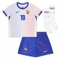 Camisa de time de futebol França Kylian Mbappe #10 Replicas 2º Equipamento Infantil Europeu 2024 Manga Curta (+ Calças curtas)